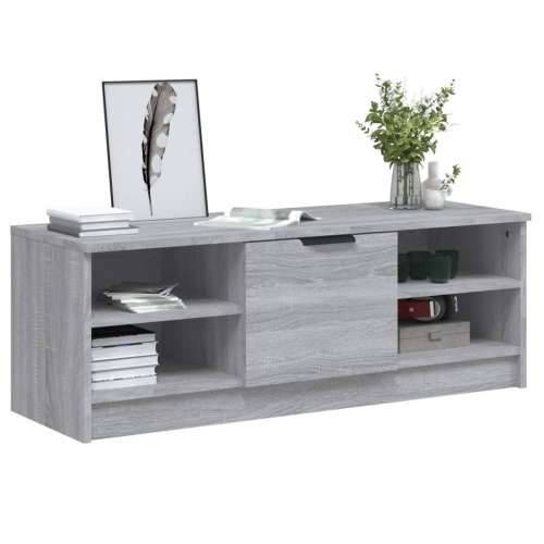 TV ormarić boja hrasta sonome 102x35,5x36,5cm konstruirano drvo - Sivi hrast sonoma 1 Cijena