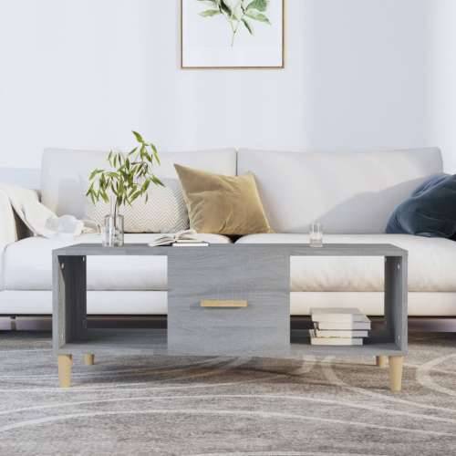 Stolić za kavu boja hrasta 102x50x40 cm konstruirano drvo - Sivi hrast sonoma 1 Cijena