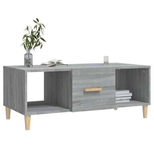 Stolić za kavu boja hrasta 102x50x40 cm konstruirano drvo - Sivi hrast sonoma 1 Cijena