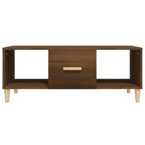 Stolić za kavu boja hrasta 102 x 50 x 40 cm konstruirano drvo - Smeđi hrast 1 Cijena