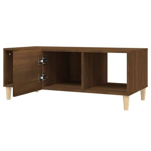 Stolić za kavu boja hrasta 102 x 50 x 40 cm konstruirano drvo - Smeđi hrast 1 Cijena