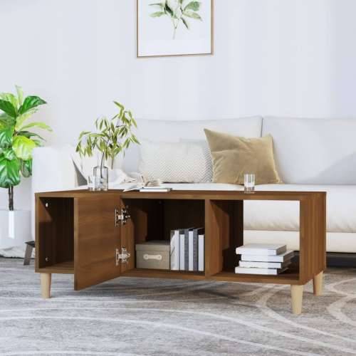 Stolić za kavu boja hrasta 102 x 50 x 40 cm konstruirano drvo - Smeđi hrast 1 Cijena