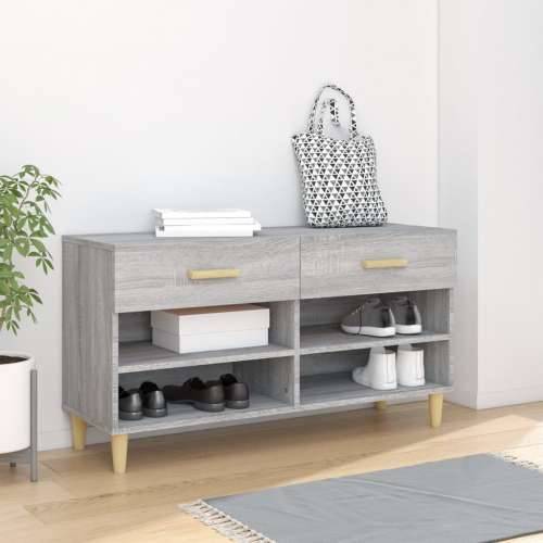 Ormarić za cipele sivi hrast 102 x 35 x 55 cm konstruirano drvo - Sivi hrast sonoma 1 Cijena