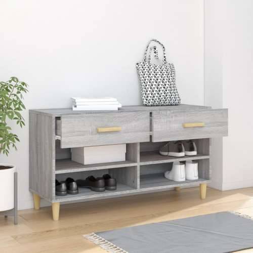 Ormarić za cipele sivi hrast 102 x 35 x 55 cm konstruirano drvo - Sivi hrast sonoma 1 Cijena