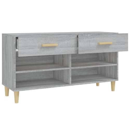 Ormarić za cipele sivi hrast 102 x 35 x 55 cm konstruirano drvo - Sivi hrast sonoma 1 Cijena