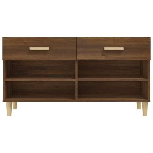 Ormarić za cipele smeđi hrast 102x35x55 cm konstruirano drvo - Smeđi hrast 1 Cijena