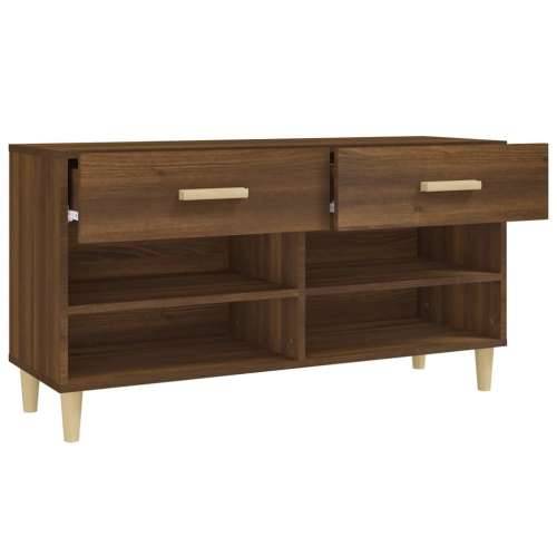 Ormarić za cipele smeđi hrast 102x35x55 cm konstruirano drvo - Smeđi hrast 1 Cijena