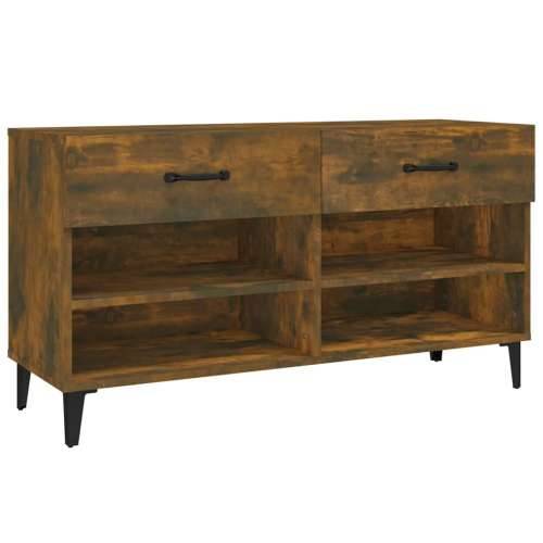 Ormarić za cipele dimljeni hrast 102x35x55 cm konstruirano drvo - Dimljeni hrast 1 Cijena