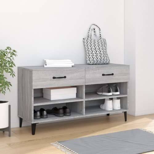 Ormarić za cipele sivi hrast 102 x 35 x 55 cm konstruirano drvo - Sivi hrast sonoma 1 Cijena