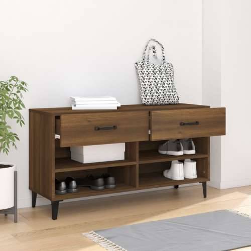Ormarić za cipele smeđi hrast 102x35x55 cm konstruirano drvo - Smeđi hrast 1 Cijena