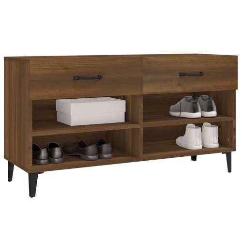 Ormarić za cipele smeđi hrast 102x35x55 cm konstruirano drvo - Smeđi hrast 1 Cijena