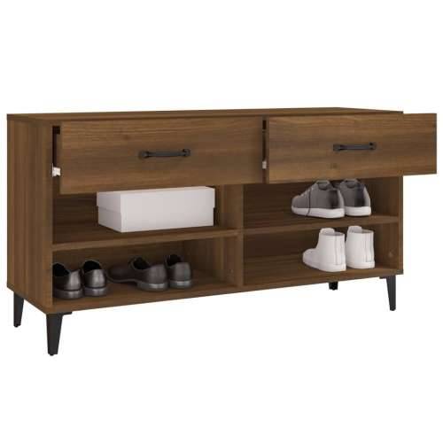 Ormarić za cipele smeđi hrast 102x35x55 cm konstruirano drvo - Smeđi hrast 1 Cijena