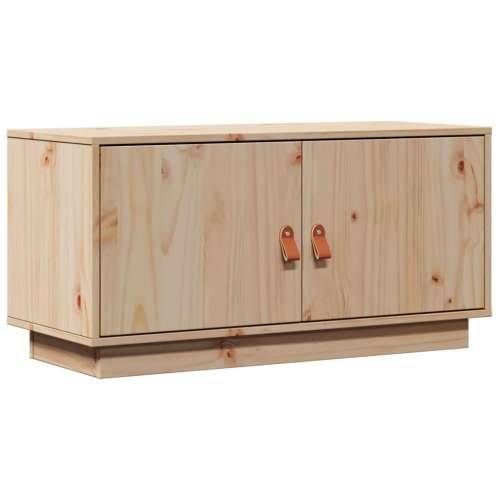 TV ormarić 80 x 34 x 40 cm od masivne borovine - Prirodna 1 Cijena