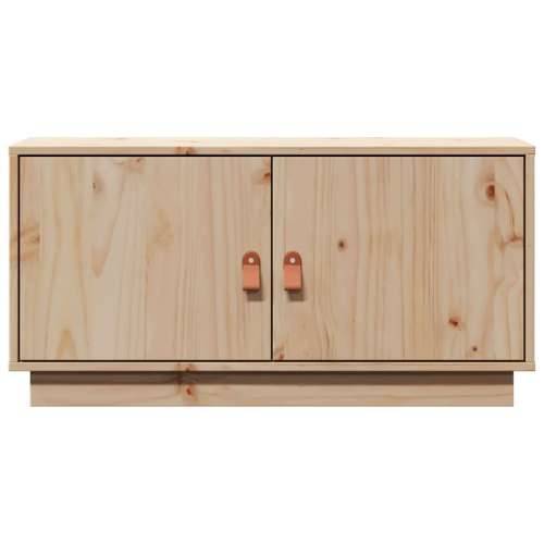 TV ormarić 80 x 34 x 40 cm od masivne borovine - Prirodna 1 Cijena
