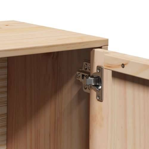 TV ormarić 80 x 34 x 40 cm od masivne borovine - Prirodna 1 Cijena