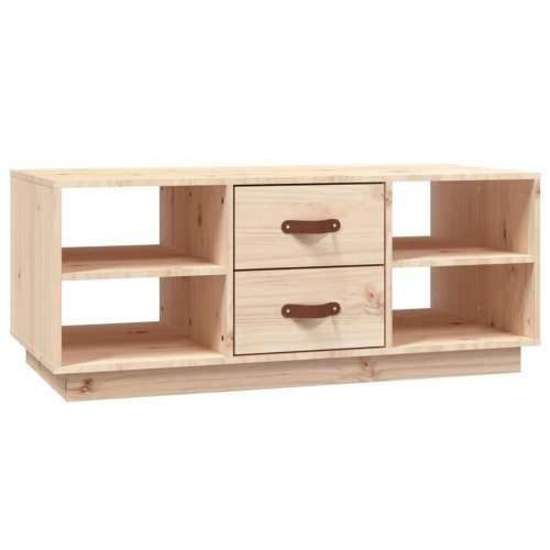 Stolić za kavu 100 x 50 x 41 cm od masivne borovine - Prirodna 1 Cijena