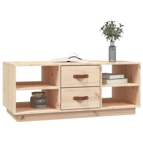 Stolić za kavu 100 x 50 x 41 cm od masivne borovine - Prirodna 1 Cijena