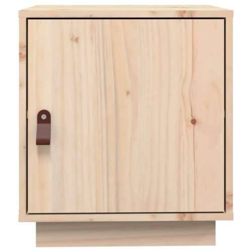 Noćni ormarić 40 x 34 x 45 cm od masivne borovine - Prirodna 1 Cijena