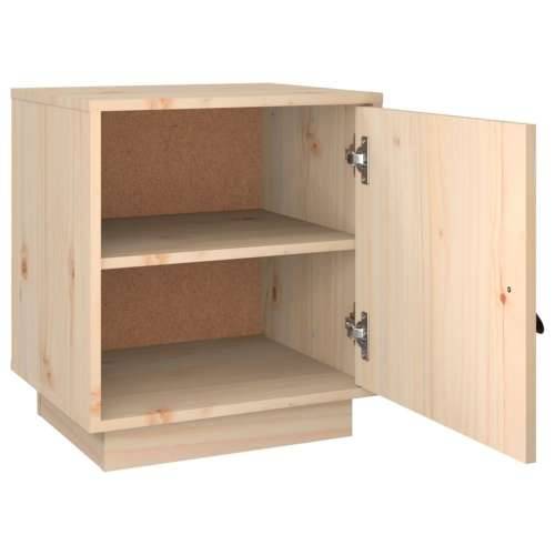 Noćni ormarić 40 x 34 x 45 cm od masivne borovine - Prirodna 1 Cijena