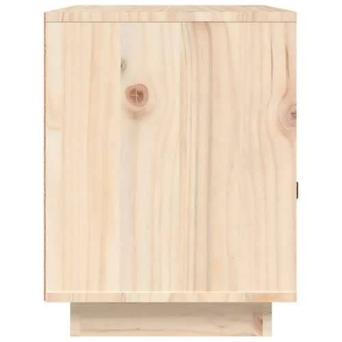 Noćni ormarić 40 x 34 x 45 cm od masivne borovine - Prirodna 1 Cijena