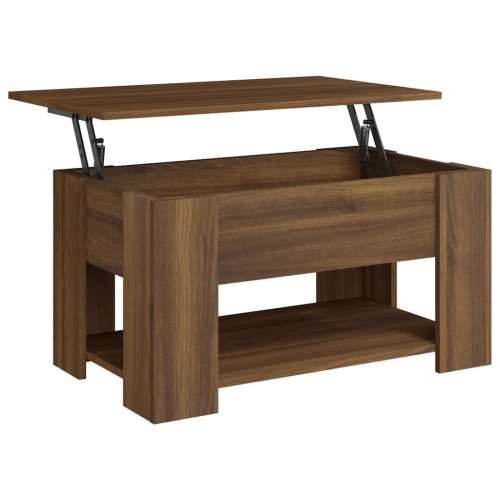 Stolić za kavu smeđi hrast 79 x 49 x 41 cm konstruirano drvo - Smeđi hrast 79 x 49 x 42.5 cm 1 Cijena
