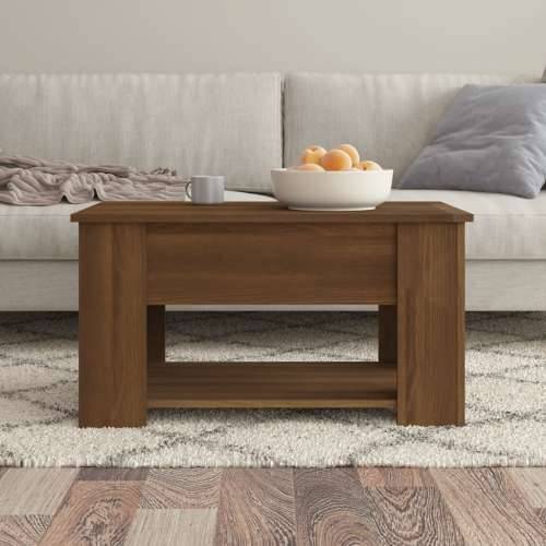 Stolić za kavu smeđi hrast 79 x 49 x 41 cm konstruirano drvo - Smeđi hrast 79 x 49 x 42.5 cm 1 Cijena