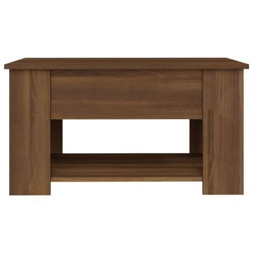 Stolić za kavu smeđi hrast 79 x 49 x 41 cm konstruirano drvo - Smeđi hrast 79 x 49 x 42.5 cm 1 Cijena