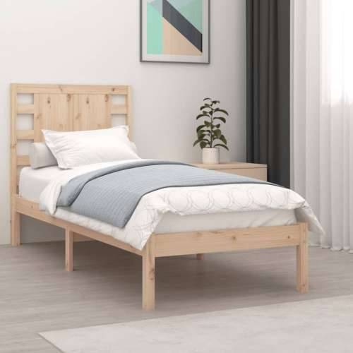 Okvir kreveta bez madraca 90 x 200 cm od masivne borovine - Prirodna 90 x 200 cm Cijena
