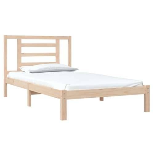 Okvir kreveta bez madraca 90 x 200 cm od masivne borovine - Prirodna 90 x 200 cm Cijena