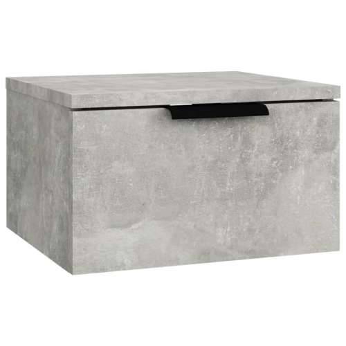 Zidni noćni ormarići 2 kom siva boja betona 34 x 30 x 20 cm - Beton siva 2 Cijena