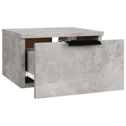 Zidni noćni ormarići 2 kom siva boja betona 34 x 30 x 20 cm - Beton siva 2 Cijena