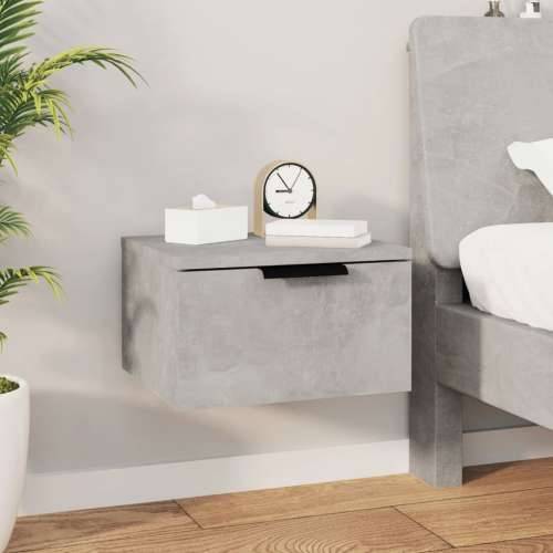 Zidni noćni ormarići 2 kom siva boja betona 34 x 30 x 20 cm - Beton siva 2 Cijena