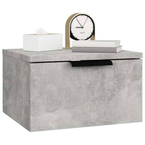 Zidni noćni ormarići 2 kom siva boja betona 34 x 30 x 20 cm - Beton siva 2 Cijena