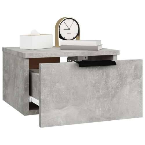 Zidni noćni ormarići 2 kom siva boja betona 34 x 30 x 20 cm - Beton siva 2 Cijena