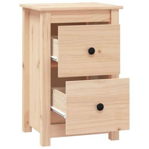 Noćni ormarići 2 kom 40x35x61,5 cm od masivne borovine - Prirodna 2 Cijena