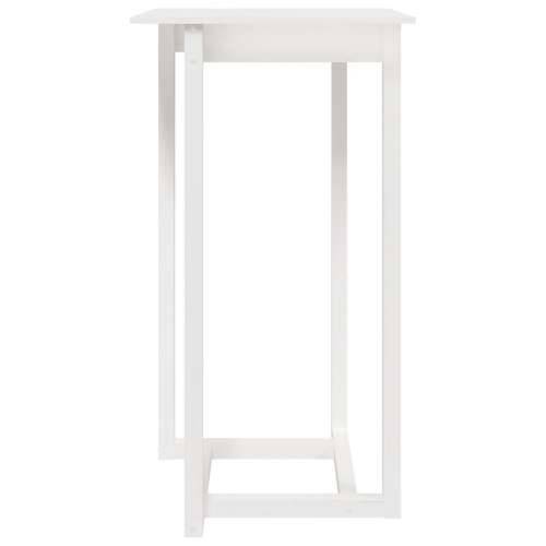 Barski stol bijeli 60 x 60 x 110 cm od masivne borovine - Bijela 60 x 60 x 110 cm 1 Cijena