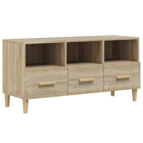 TV ormarić boja hrasta sonome 102x36x50 cm konstruirano drvo - sonoma hrast 1 Cijena