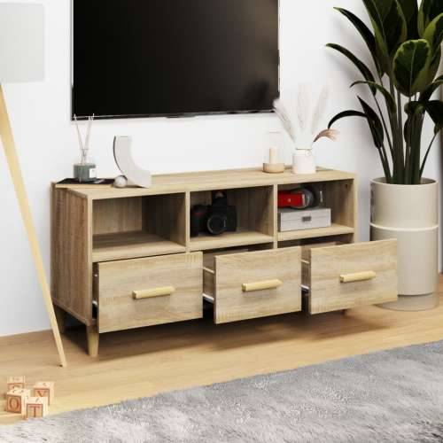 TV ormarić boja hrasta sonome 102x36x50 cm konstruirano drvo - sonoma hrast 1 Cijena
