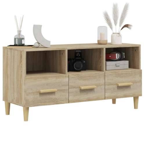 TV ormarić boja hrasta sonome 102x36x50 cm konstruirano drvo - sonoma hrast 1 Cijena