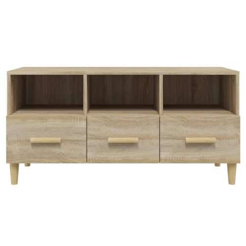 TV ormarić boja hrasta sonome 102x36x50 cm konstruirano drvo - sonoma hrast 1 Cijena