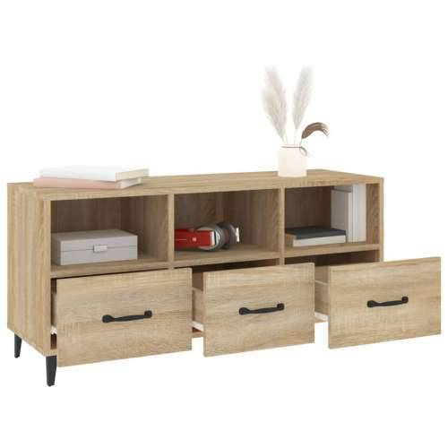 TV ormarić boja hrasta sonome 102x35x50 cm konstruirano drvo - sonoma hrast 1 Cijena