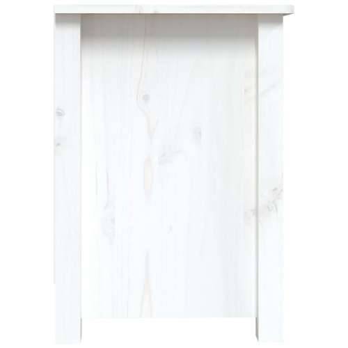 TV ormarić bijeli 103 x 36,5 x 52 cm od masivne borovine - Bijela 1 Cijena