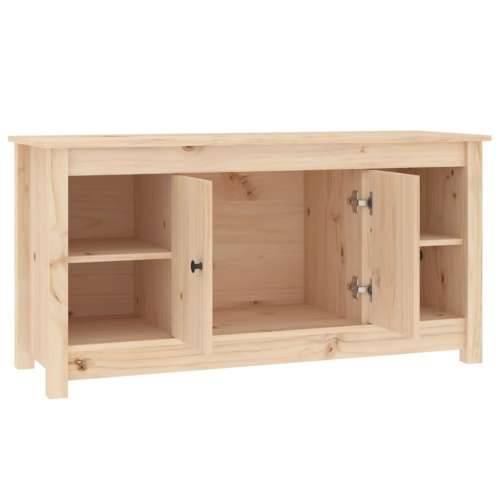 TV ormarić 103 x 36,5 x 52 cm od masivne borovine - Prirodna 1 Cijena