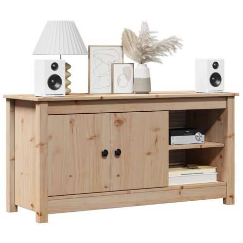 TV ormarić 103 x 36,5 x 52 cm od masivne borovine - Prirodna 1 Cijena