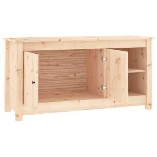 TV ormarić 103 x 36,5 x 52 cm od masivne borovine - Prirodna 1 Cijena
