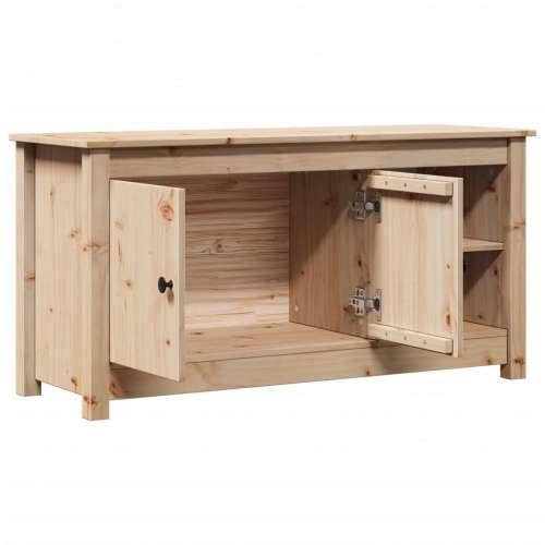 TV ormarić 103 x 36,5 x 52 cm od masivne borovine - Prirodna 1 Cijena