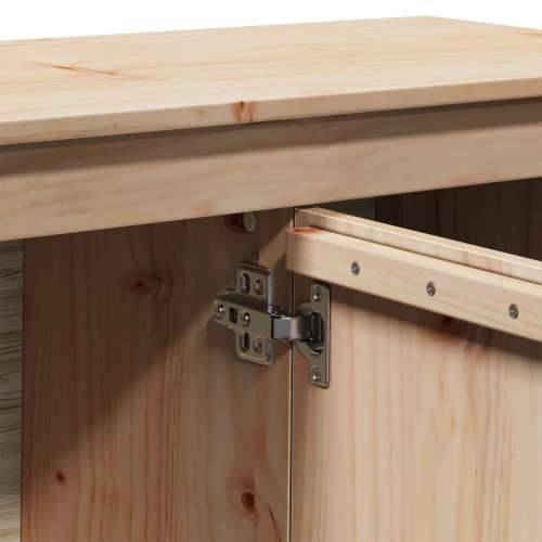 TV ormarić 103 x 36,5 x 52 cm od masivne borovine - Prirodna 1 Cijena