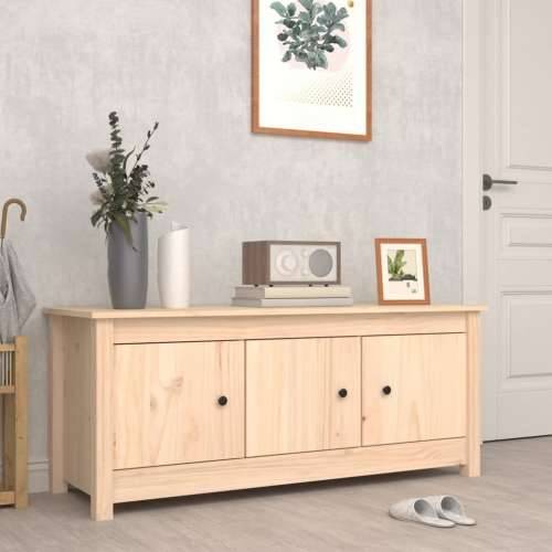 Ormarić za cipele 110 x 38 x 45,5 cm od masivne borovine - Prirodna 1 Cijena