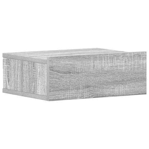 Viseći noćni ormarići 2 kom boja hrasta 40 x 30 x 15 cm drveni - Sivi hrast sonoma 2 Cijena