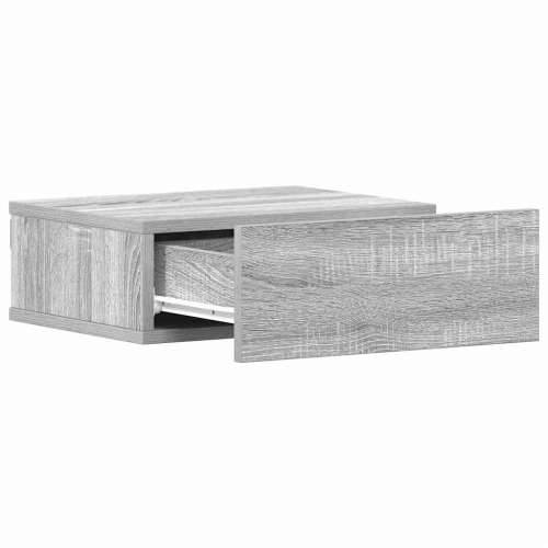 Viseći noćni ormarići 2 kom boja hrasta 40 x 30 x 15 cm drveni - Sivi hrast sonoma 2 Cijena